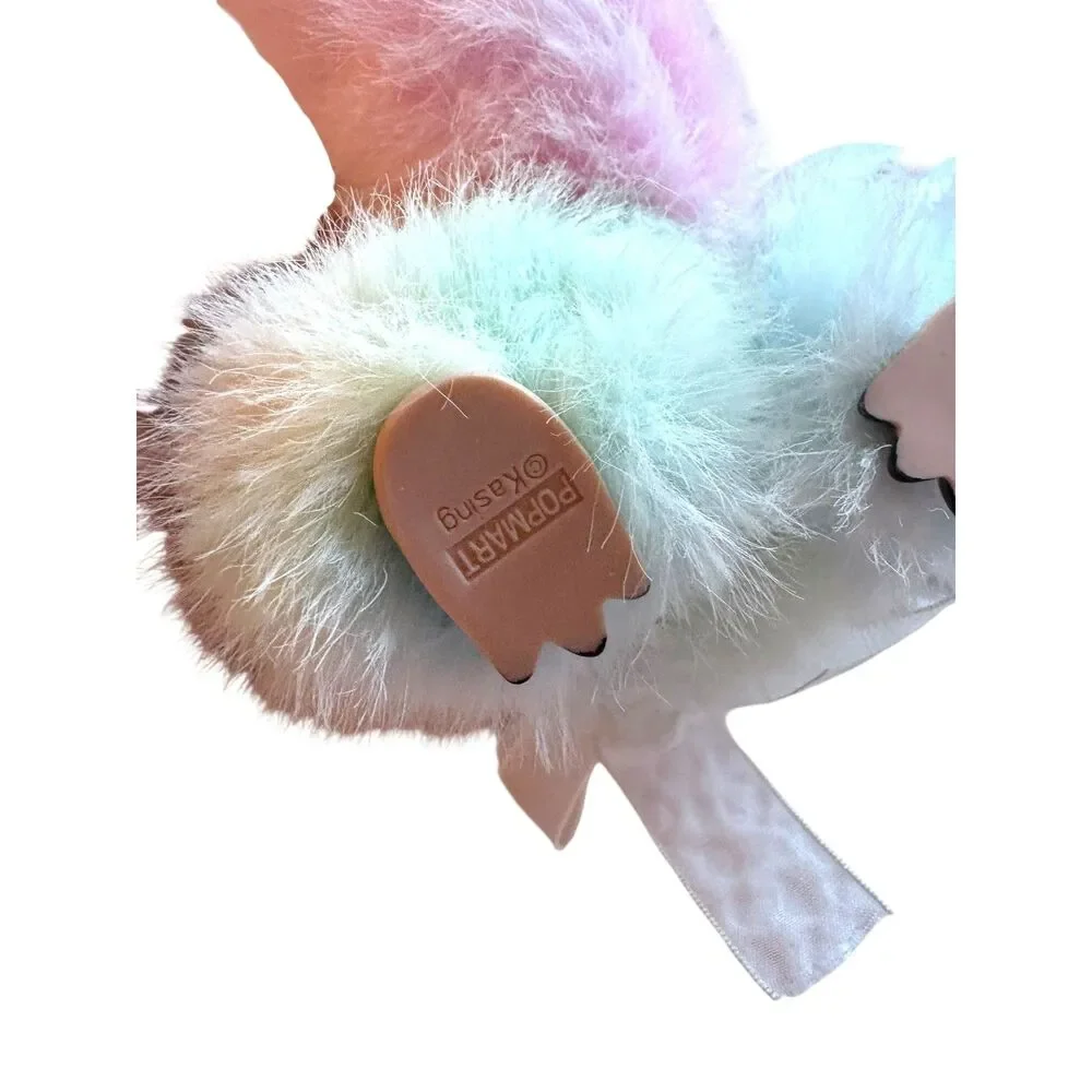 Labubu Rainbow Plush Bag Charm Pop Mart The Monsters Doll - Picture 2 of 5